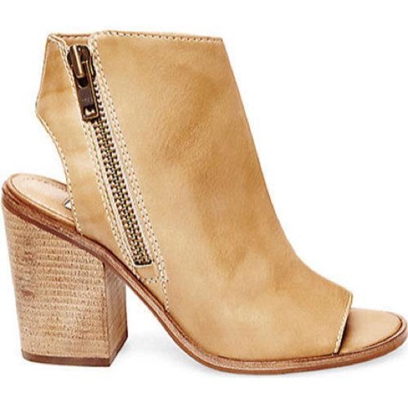 Steve Madden Shoes - Steve Madden Terraa Open Top Zipper Block Heel 8